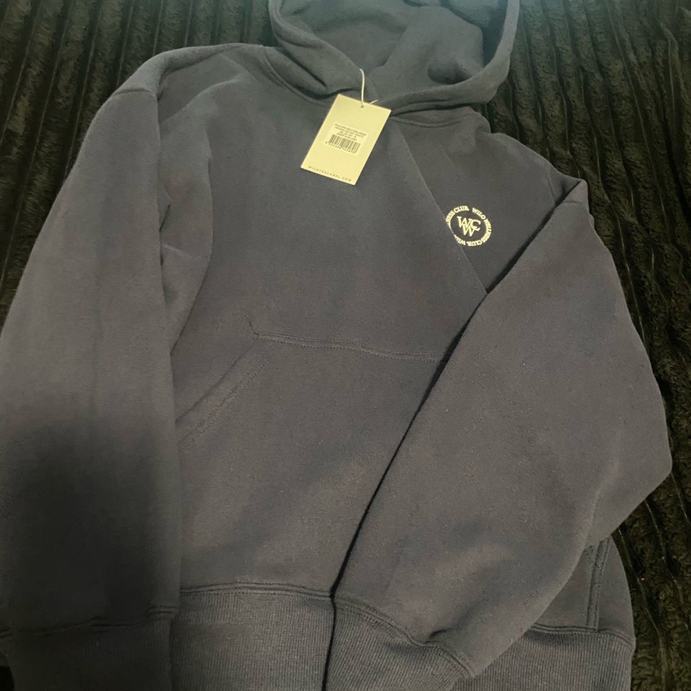 Blue Hoodie with Logo, so comfy
